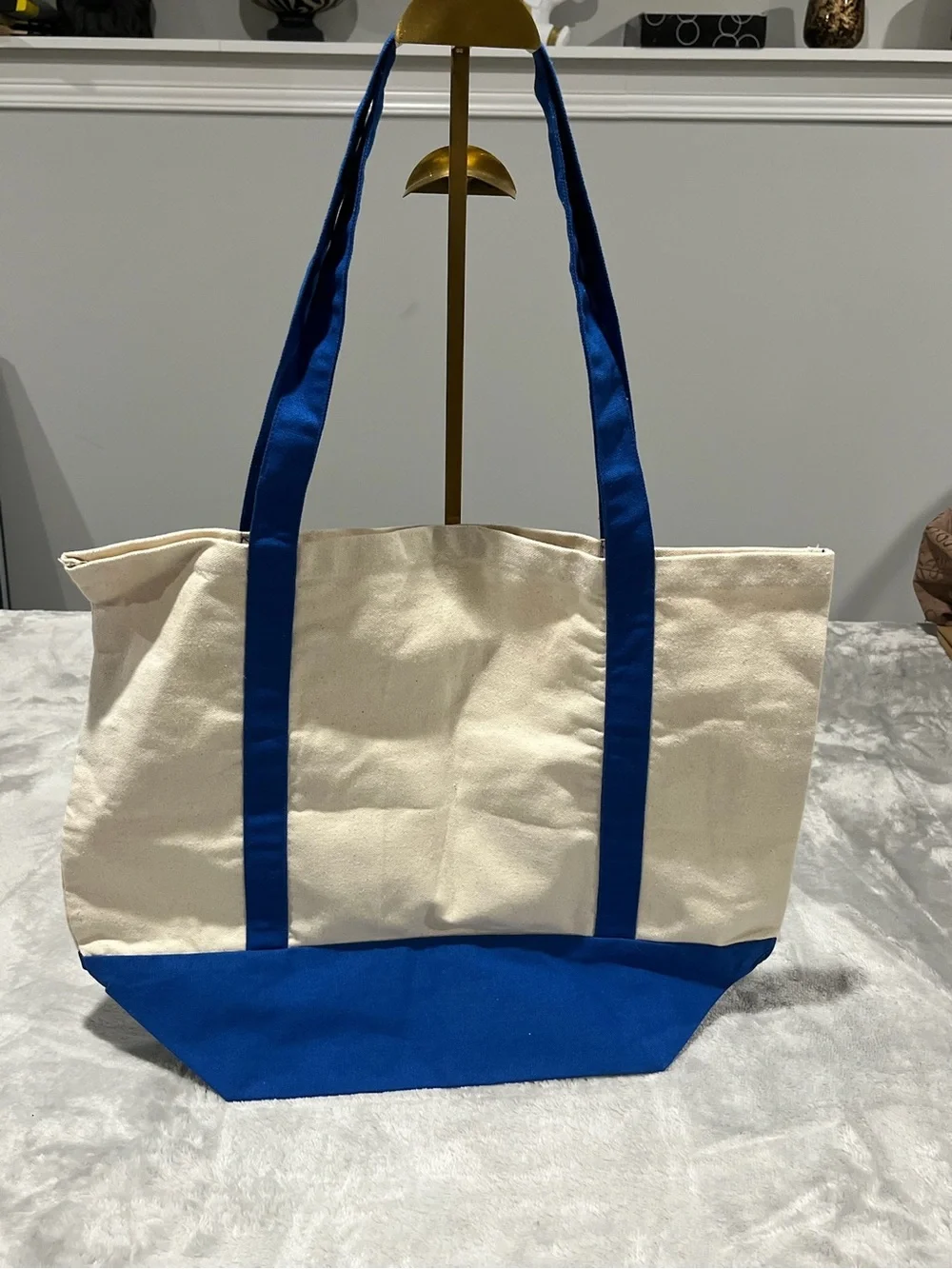 Primark Disney Mickey Mouse Patriotic American Flag Canvas Tote Bag NWT